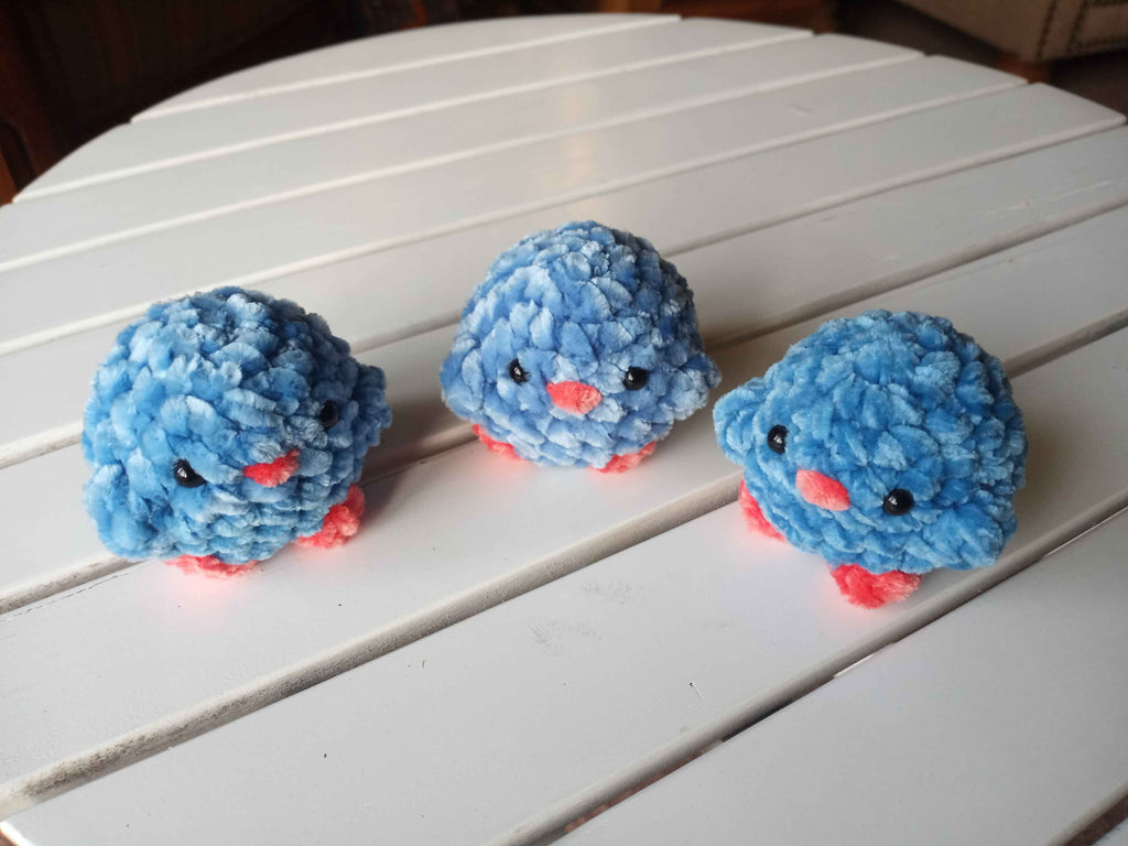 Blue Chicken Family Set