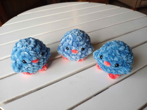 Blue Chicken Family Set